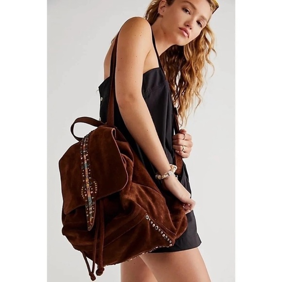 Free People Suede Sardona Bag NWT - Picture 1 of 16